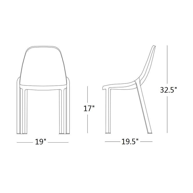 Broom Stacking Chair