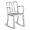Heritage Rocking Armchair  option Brushed Aluminum