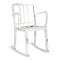 Heritage Rocking Armchair  option Polished Aluminum