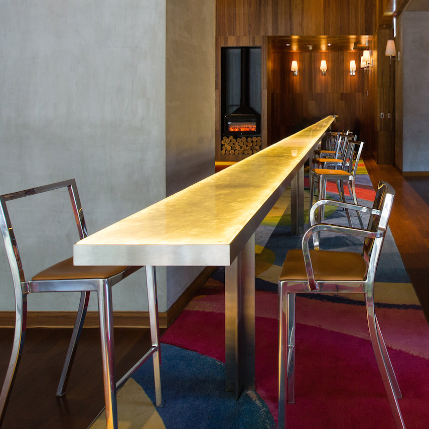 Hudson Bar and Counter Stool with Arms