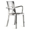 Hudson Armchair  option Polished Aluminum