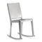 Hudson Rocking Chair  option Brushed Aluminum