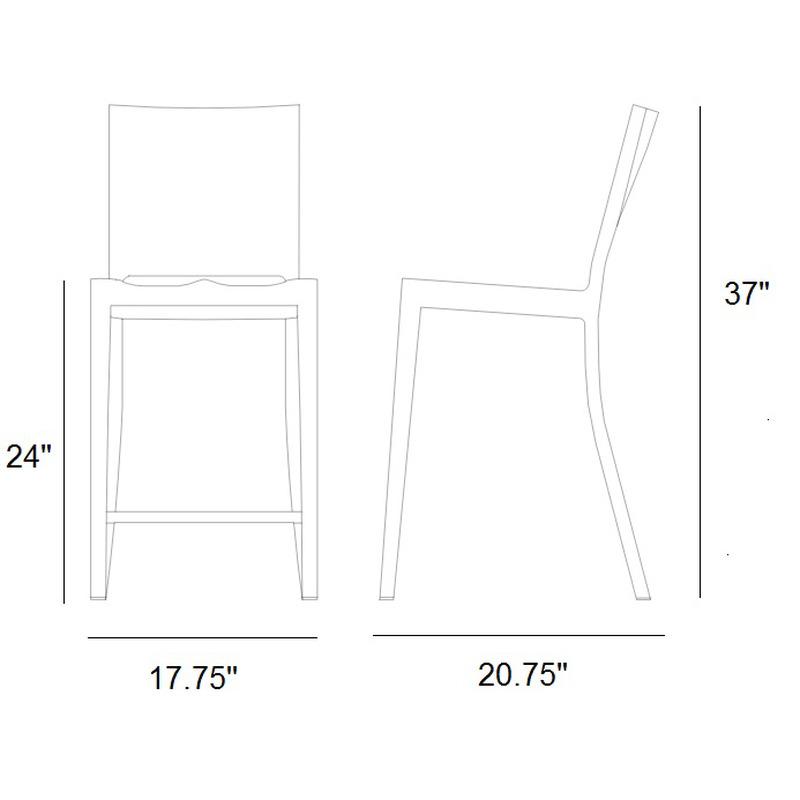 Hudson Bar and Counter Stool