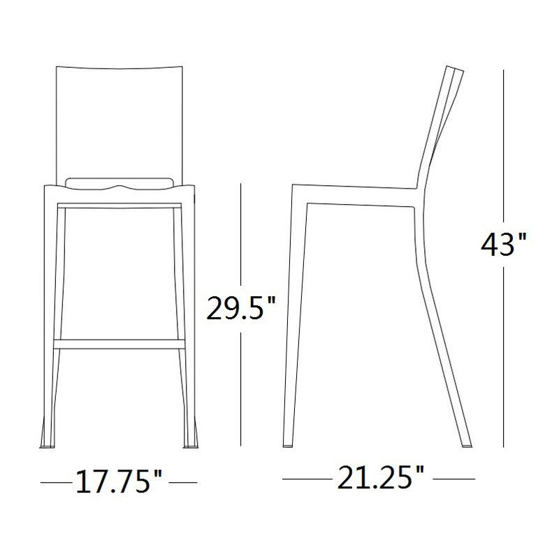 Hudson Bar and Counter Stool