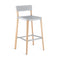 Lancaster Stool  option Light Grey Powder Coat / Ash