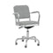 Navy Officer Swivel Armchair  option Kvadrat Hallingdal 116