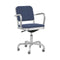 Navy Officer Swivel Armchair  option Kvadrat Reflect 694