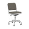 Navy Officer Swivel Chair  option Clear Anodized Hand Brushed