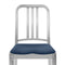 Navy Wood Chair  option Kvadrat Reflect 884 Blue