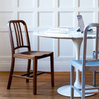 Navy Wood Chair