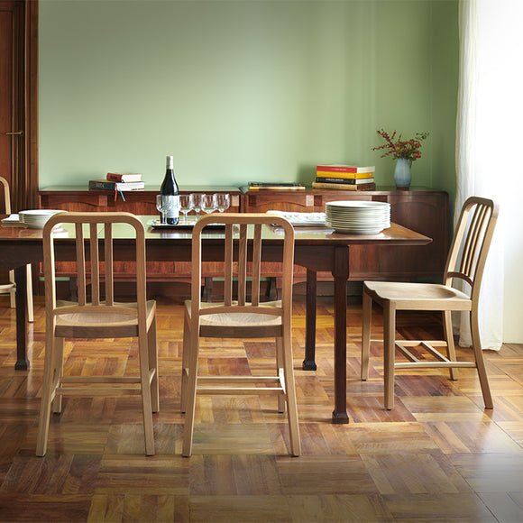 Navy Wood Chair