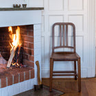 Navy Wood Chair