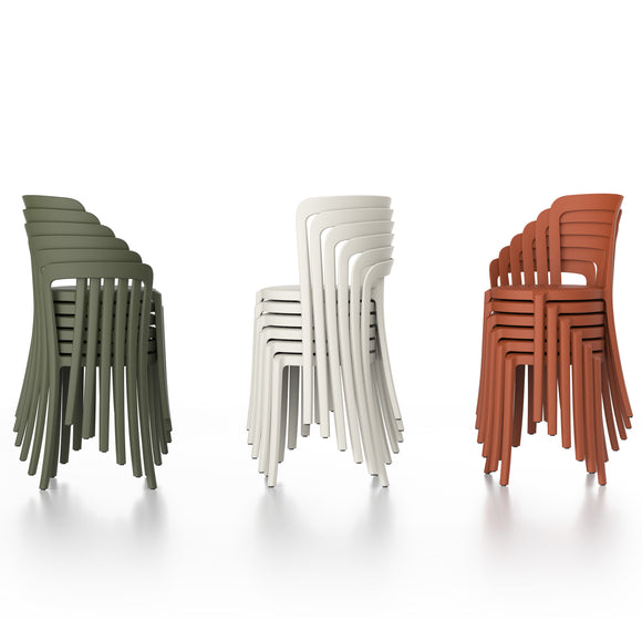 On & On Plastic Stacking Chair