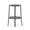 On & On Plastic Bar and Counter Stool  option Black