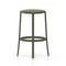 On & On Plastic Bar and Counter Stool  option Green