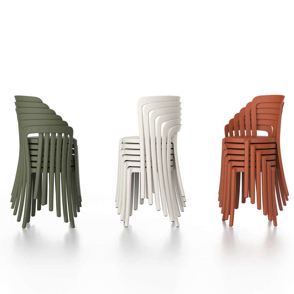 On & On Upholstered Stacking Chair