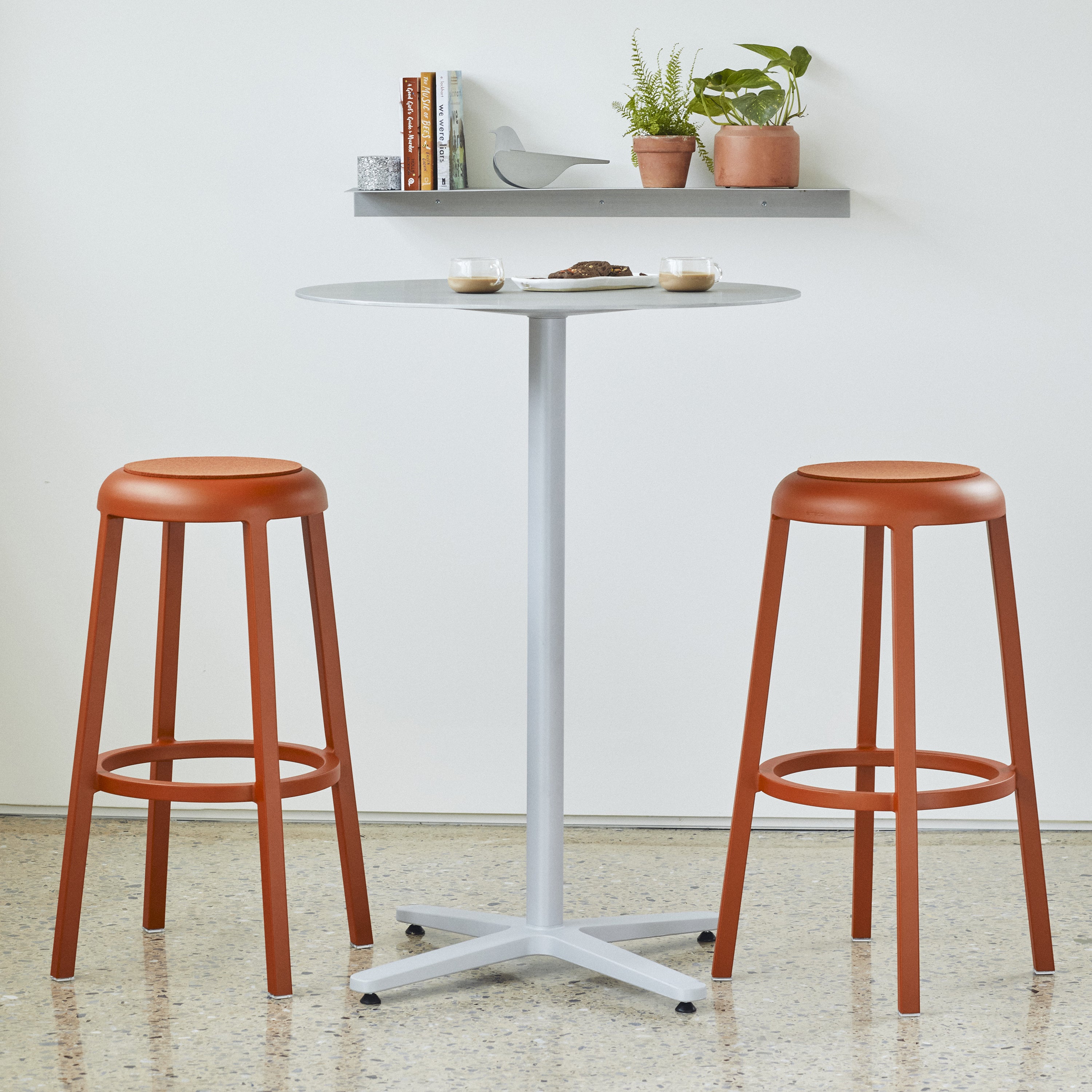 Emeco Za Upholstered Stool - 2Modern