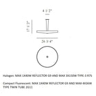 Equilibre C3 Semi Flush Mount