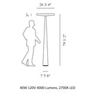 Equilibre Outdoor LED Floor Lamp