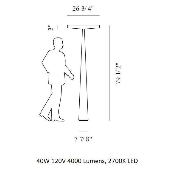 Equilibre Outdoor LED Floor Lamp