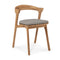 Bok Outdoor Dining Chair  option Mocha