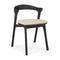 Bok Outdoor Dining Chair  option Teak Black
