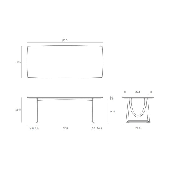 Geometric Dining Table