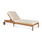 Jack Outdoor Adjustable Lounger  option Natural Thick Cushion