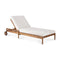 Jack Outdoor Adjustable Lounger  option Off White Thick Cushion