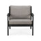 Jack Outdoor Lounge Chair and Ottoman  option Mocha / Teak Black