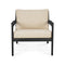Jack Outdoor Lounge Chair and Ottoman  option Natural / Teak Black
