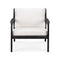 Jack Outdoor Lounge Chair  option Teak Black