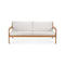 Jack Outdoor Upholstered 2 Seater Sofa  option Teak