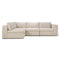 Mellow 3 Seater Sectional  option Sofa Only