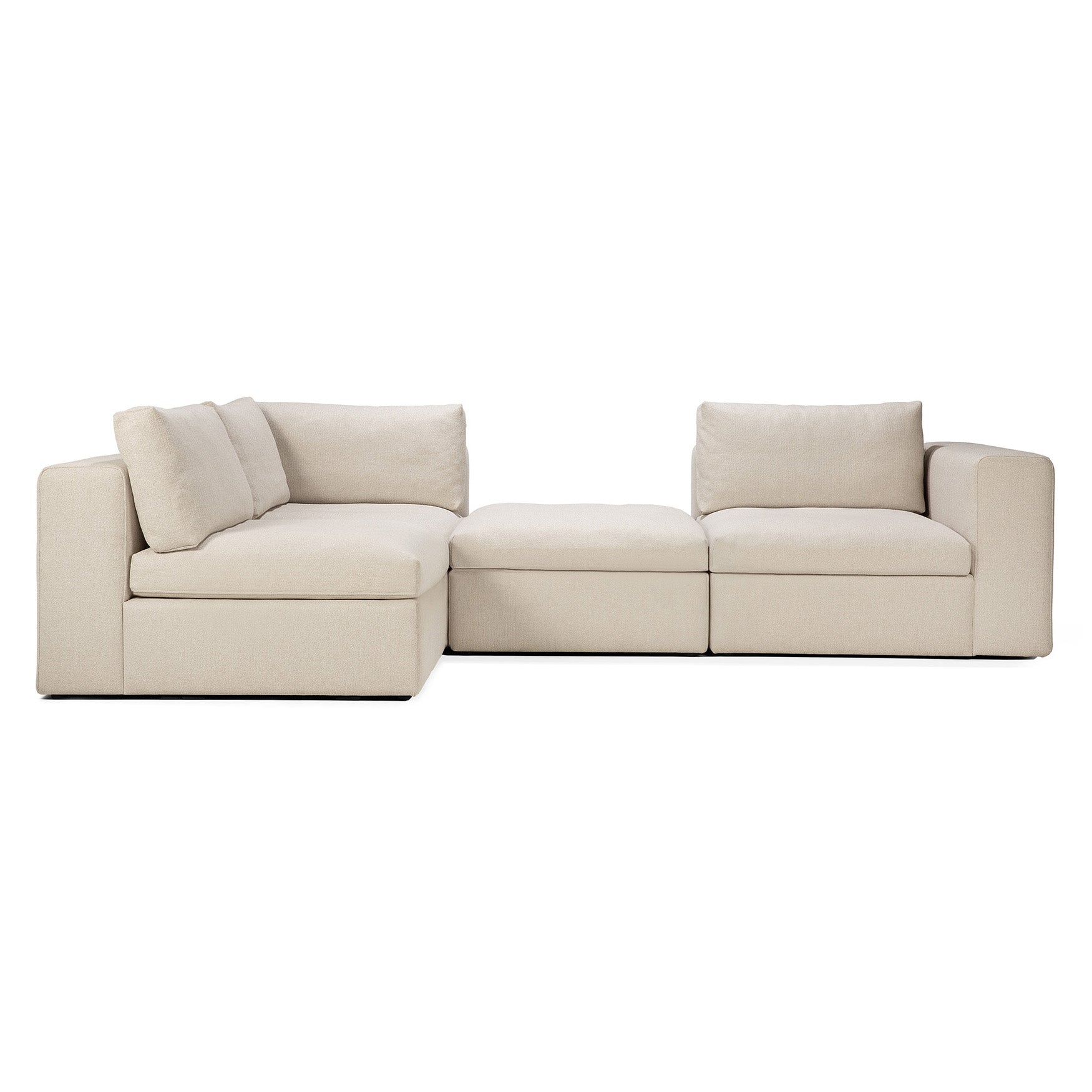 Ethnicraft Mellow 4 Seater Open Chaise - 2Modern