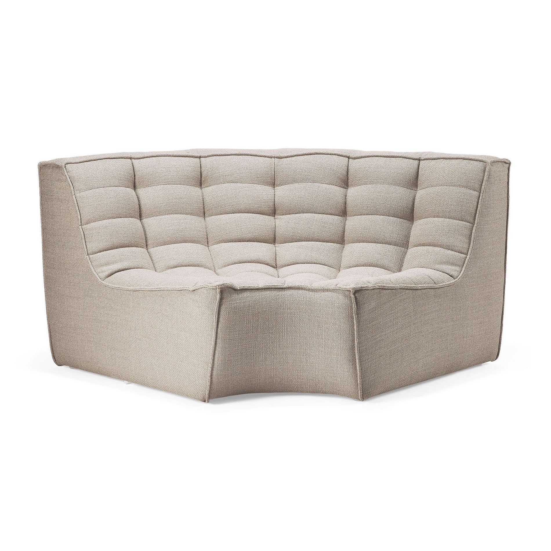 Ethnicraft N701 Round Corner Sofa Module - 2Modern