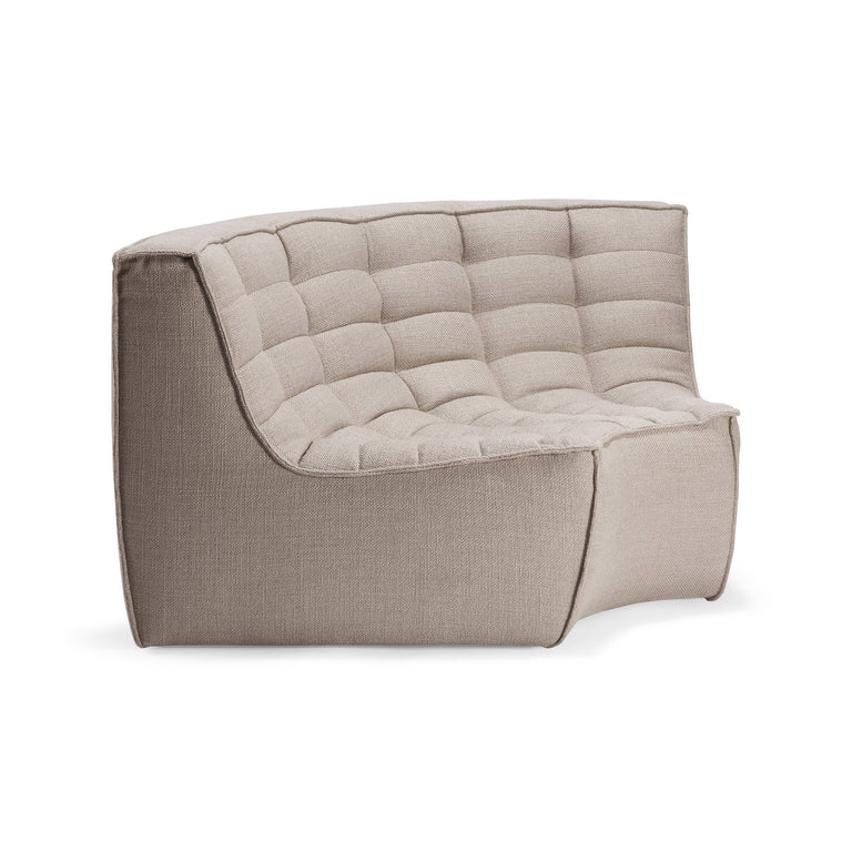 Ethnicraft N701 Round Corner Sofa Module - 2Modern