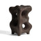 Organic Decorative Sculpture  option Mahogany Dark Brown