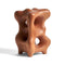 Organic Decorative Sculpture  option Mahogany Natural