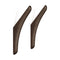 PI Wall Hanger (Set of 2)  option Mahogany Dark Brown