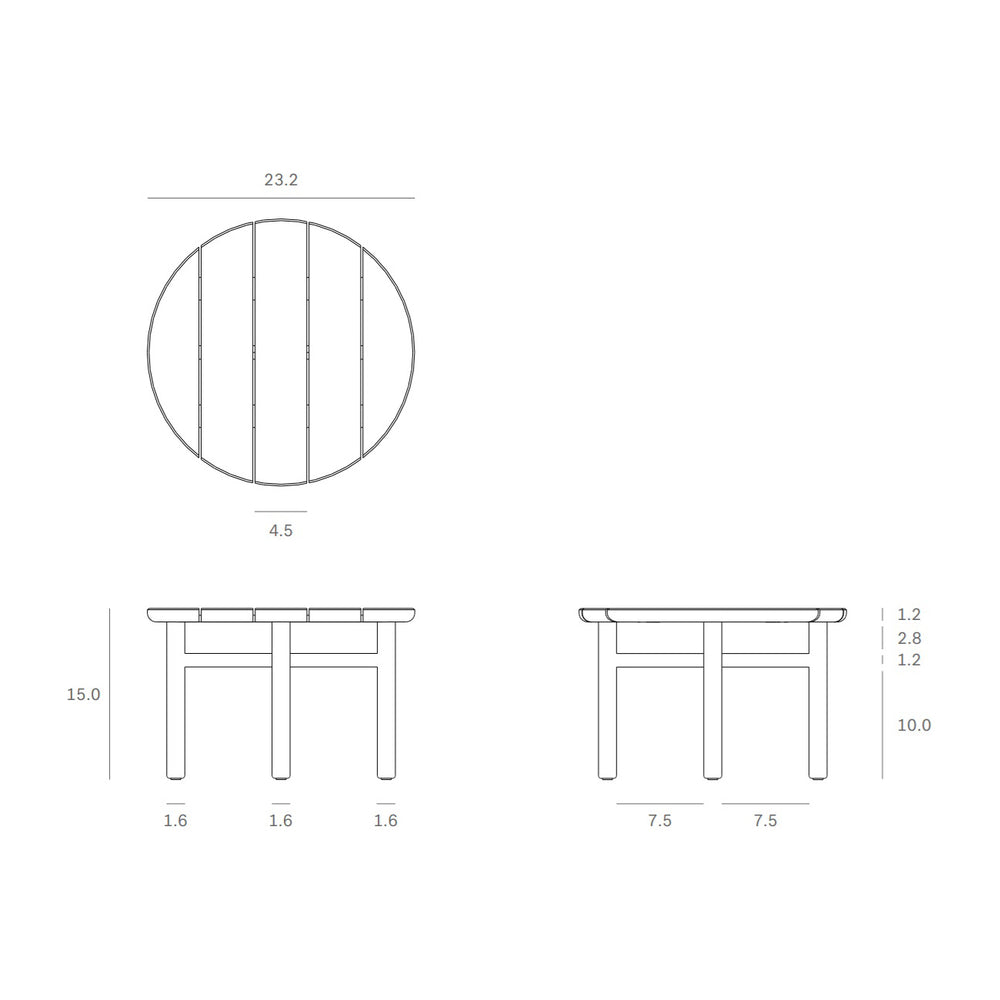 Quatro Outdoor Side Table