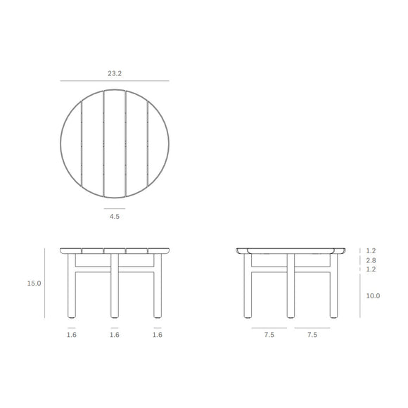 Quatro Outdoor Side Table