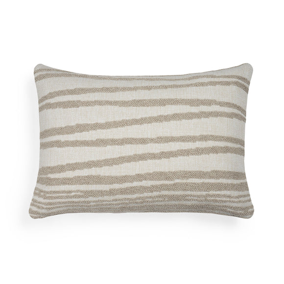 White Stripes Outdoor Pillow (Set of 2)