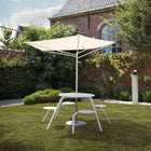 Virus 4-seater Picnic Table with Umbrella Hole