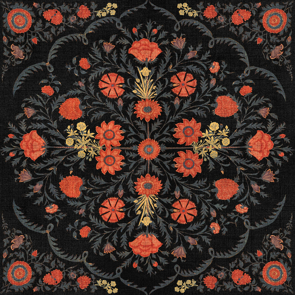 Hindu Bloom Wallpaper Sample Swatch