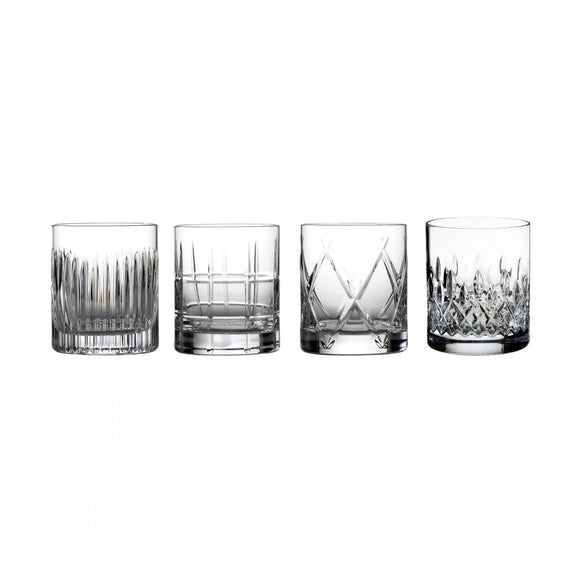 Short Stories Double Old Fashion Glass (Set of 4)