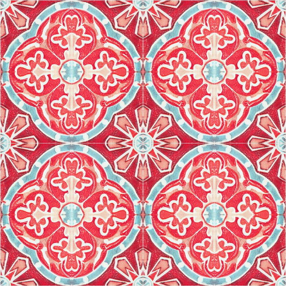 Rufous Tile Wallpaper Sample Swatch