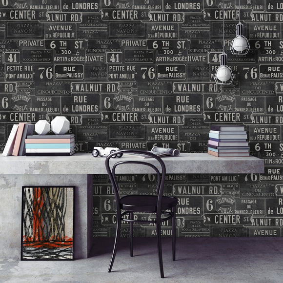 Vintage Signs Wallpaper