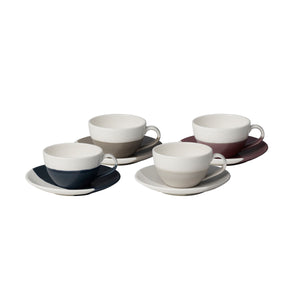 Coffee Studio Flat White Cup & Saucer (Set of 4)