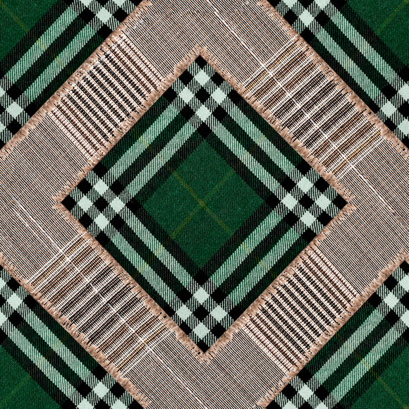 Checkered Patchwork Wallpaper Sample Swatch